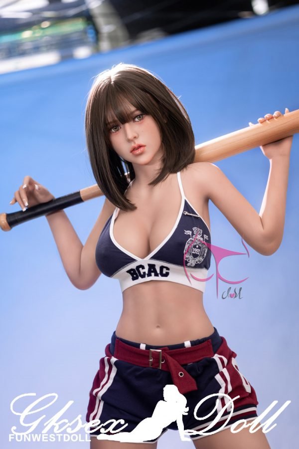 D47053 10 155cm F-Cup Baseball Player Large Breasts Teen Sex Doll Darlene