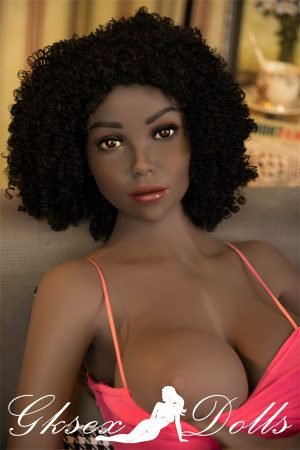 sexdollOVU40 5 20 158cm Black Skin Cheap Fun In Stock TPE Sex Doll In USA